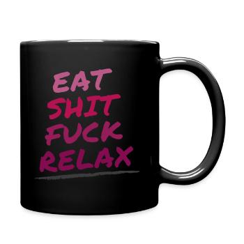 Basic needs of a woman - Full Colour Mug - black - Right