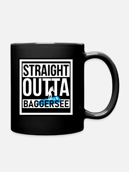 STRAIGHT OUTTA BAGGERSEE - Tasse einfarbig - Schwarz