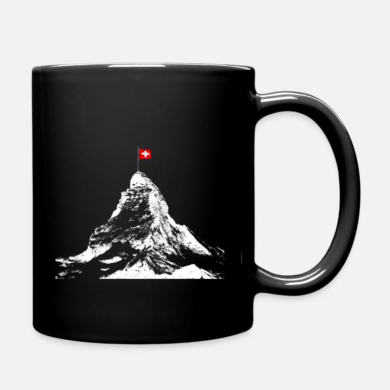 Matterhorn - Tasse einfarbig - Schwarz