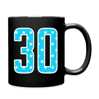 30 Numéro 30 ans anniversaire - Mug uni - noir - Droite