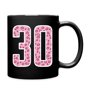 30 Number 30 years gift idea - Full Colour Mug - black - Right
