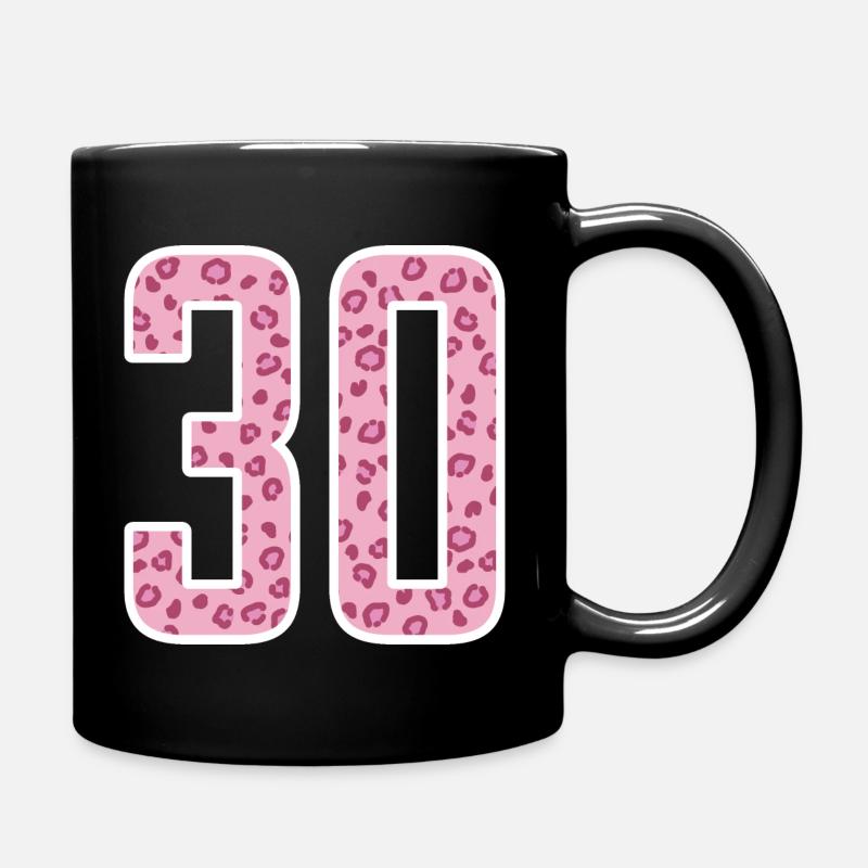 30 Numéro 30 ans idée cadeau - Mug uni - noir