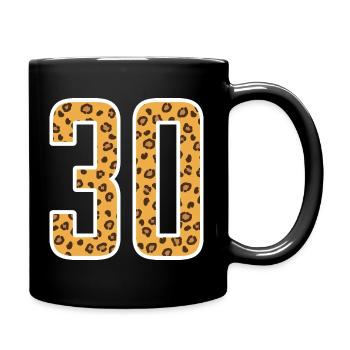 30 Number 30 years gift idea - Full Colour Mug - black - Right