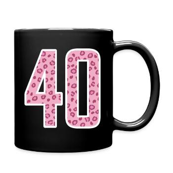 40 ans 40e anniversaire - Mug uni - noir - Droite