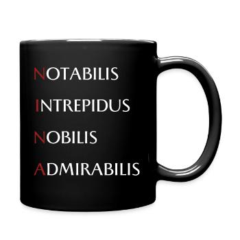 Nina - Tasse einfarbig - Schwarz - Rechts