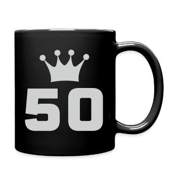 50 Years 50th Birthday Birthday Gift - Full Colour Mug - black - Right