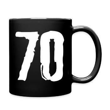 70 number jersey - Full Colour Mug - black - Right