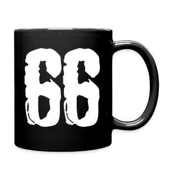 66 number jersey - Full Colour Mug - black - Right