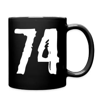 74 number jersey - Full Colour Mug - black - Right