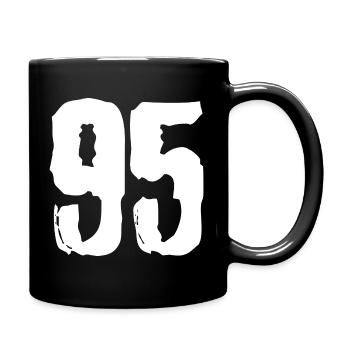 95 number jersey - Full Colour Mug - black - Right