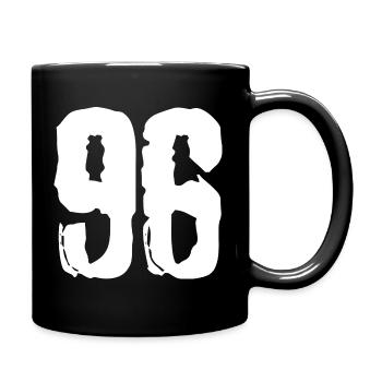 Maillot à 96 numéros - Mug uni - noir - Droite