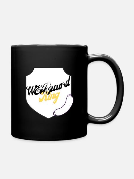 Weißwurst King - Tasse einfarbig - Schwarz