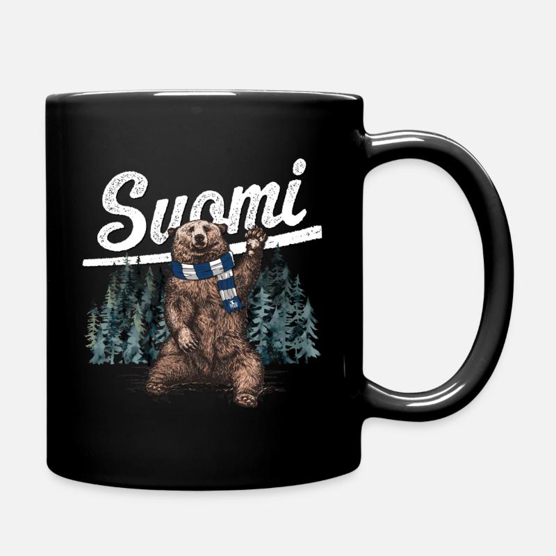 Suomi - Finlande - Finlande - Ours - Mug uni - noir