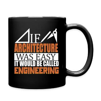 Architecture Ingénierie Profession d’architecte - Mug uni - noir - Droite