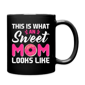 Idée cadeau de mère pour la fête des mères Meilleure mère - Mug uni - noir - Droite