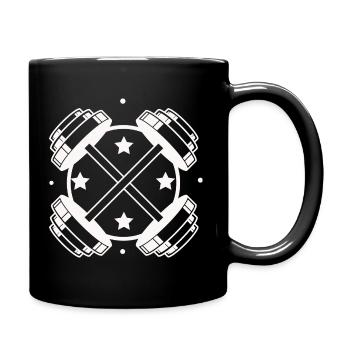 Musculation - Haltérophilie Fitness Workout Gym - Mug uni - noir - Droite