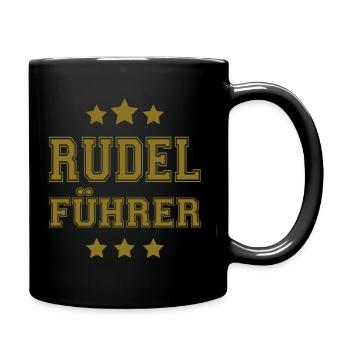 Rudelführer - Tasse einfarbig - Schwarz - Rechts