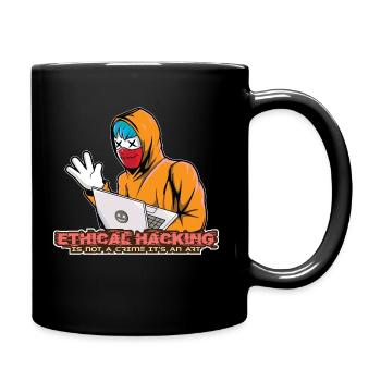 Hacker hacking hackers éthiques - Mug uni - noir - Droite