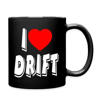 Voiture - Mug uni - noir - Droite