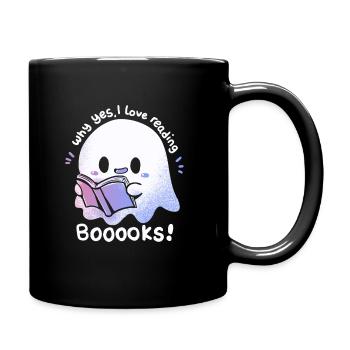 Ich liebe es, Booooks zu lesen - Tasse einfarbig - Schwarz - Rechts