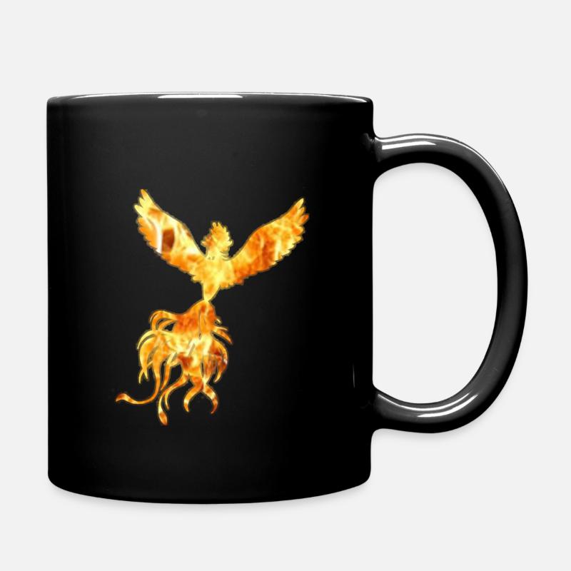 Feuervogel - Tasse einfarbig - Schwarz