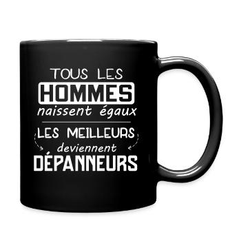 Dépanneur - Homme - Panne - Meilleur - Cadeau - Mug uni - noir - Droite