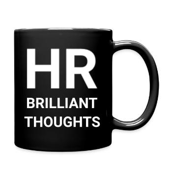 HR Brilliant Thoughts - Full Colour Mug - black - Right