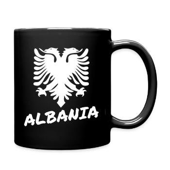 Albania - Tasse einfarbig - Schwarz - Rechts