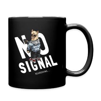 Lama Adventure No Wi-Fi signal - Full Colour Mug - black - Right