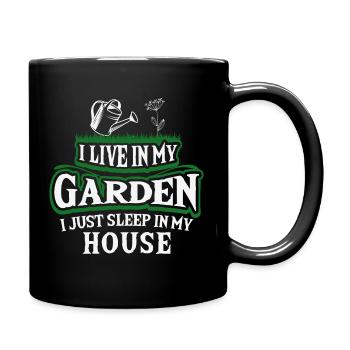 Hobby gardeners, fruit and vegetable gardeners - Full Colour Mug - black - Right