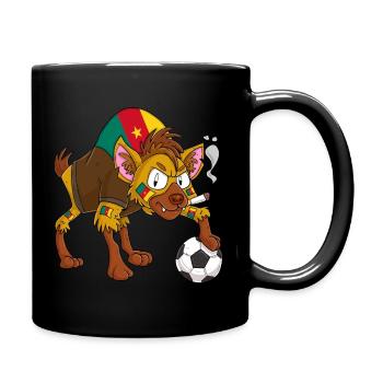 Hyena Fan Cameroon - Full Colour Mug - black - Right