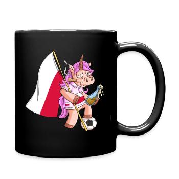 Licorne du parti polonais - Mug uni - noir - Droite