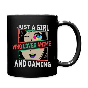 Anime et jeux vidéo - Mug uni - noir - Droite