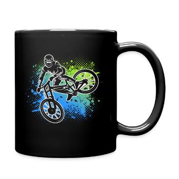 Vélo de montagne Vélo de montagne Vélo de montagne - Mug uni - noir - Droite