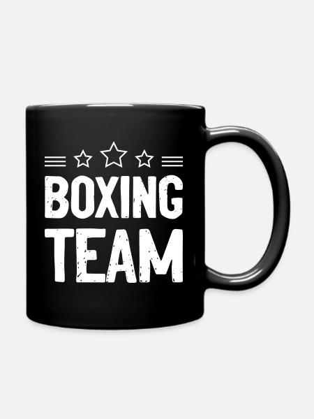 Boxing Team - Tasse einfarbig - Schwarz