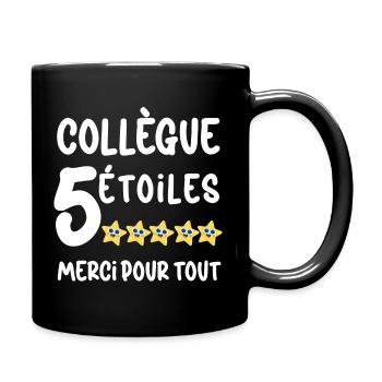 Cadeau Collègue Départ Future Retraite - Mug uni - noir - Droite