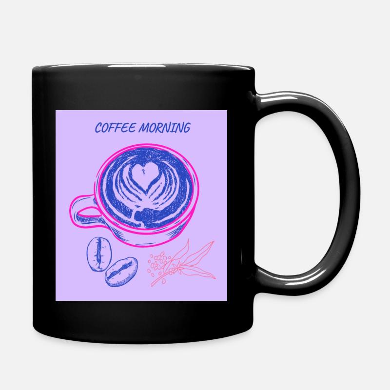 Coffee Morning - Full Colour Mug - black