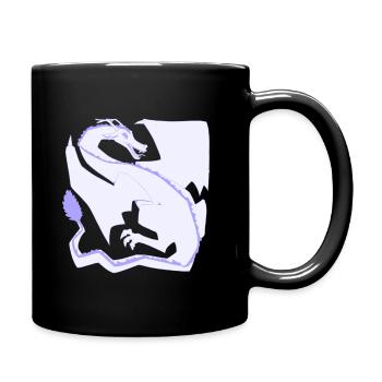 Square Dragon - Full Colour Mug - black - Right