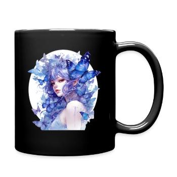 Morpho butterflies - Mug uni - noir - Droite