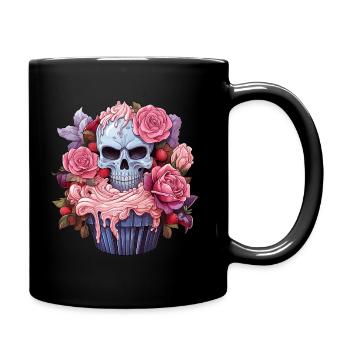 Halloween Cupcake - Full Colour Mug - black - Right