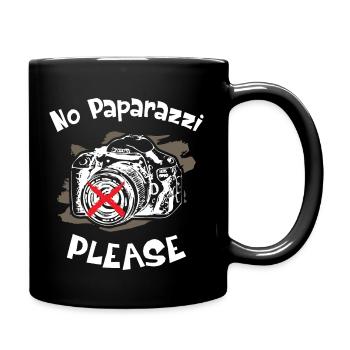 Pas de paparazzi s’il vous plaît pas de photographie - Mug uni - noir - Droite