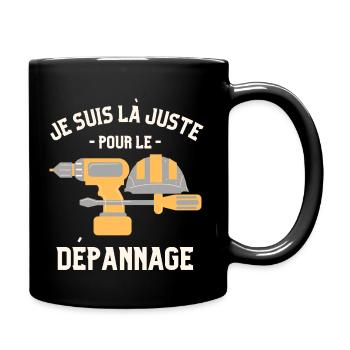 Bricoleur dépannage - Mug uni - noir - Droite
