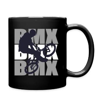 BMX Bike - Tasse einfarbig - Schwarz - Rechts