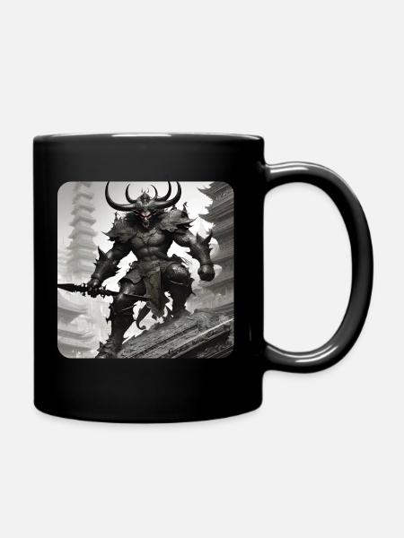 Teuflischer Dämon - Tasse einfarbig - Schwarz