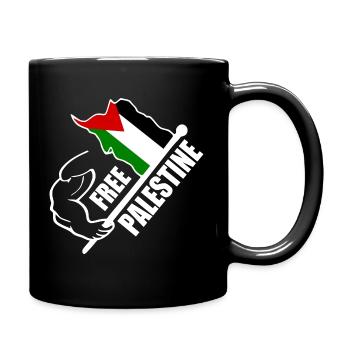 Free palestine - Full Colour Mug - black - Right