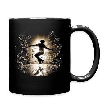 Conception de la musique et de la danse - Mug uni - noir - Droite