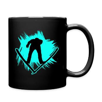 Ski jumping - Full Colour Mug - black - Right