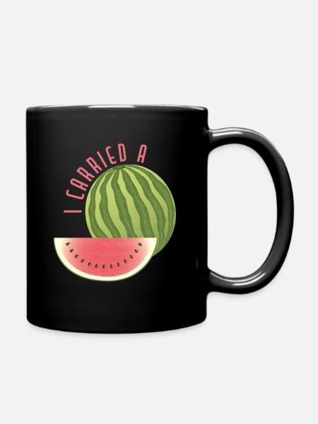 Watermelon - Tasse einfarbig - Schwarz