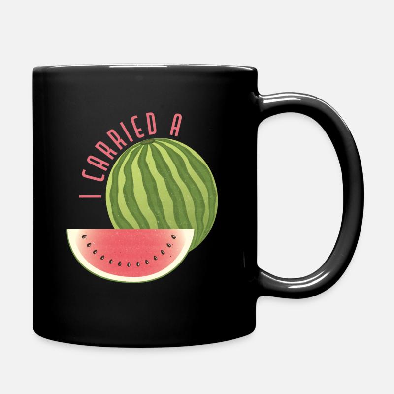 Watermelon - Tasse einfarbig - Schwarz