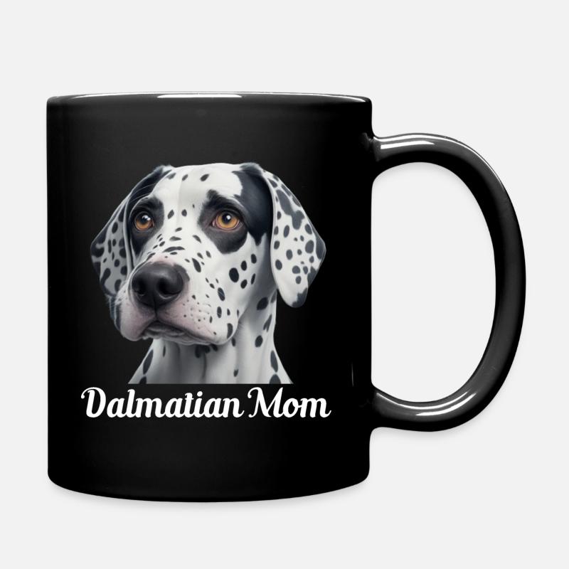Dalmatian Mom - Full Colour Mug - black